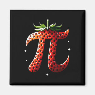 Imán Estudiante de matemáticas divertida Strawberry Pi 