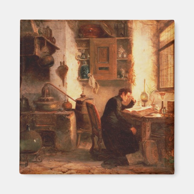 Imán Estudiante de química y farmacia (Frente)