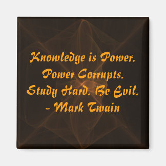 Imán Estudiar duro y ser malvado