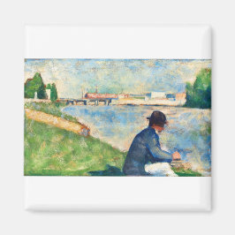 Imán estudio Bella Artes de Georges Seurat