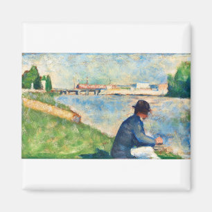 Imán estudio Bella Artes de Georges Seurat