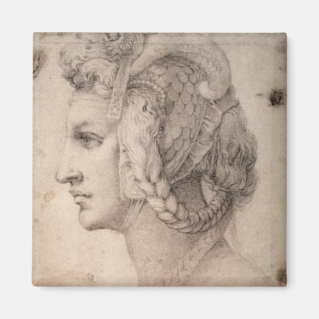 Imán Estudio de la cabeza (Frente)