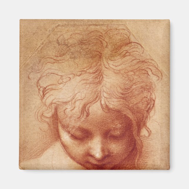 Imán Estudio de la cabeza (Frente)