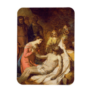 Imán Estudio de la lamentación en el Cristo muerto