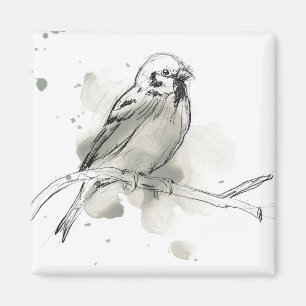 Imán Estudio Gestural de Aves