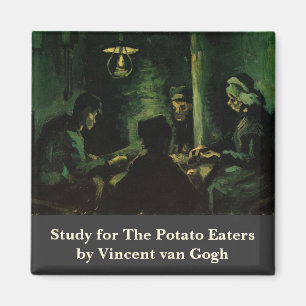Imán Estudio para Los comedores de patatas de Vincent v