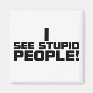 Imán estúpido de la gente