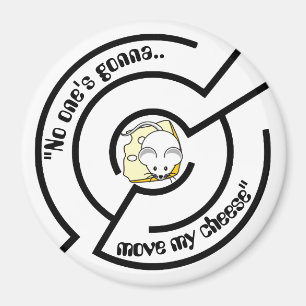 Imán Estúpido ratón queso Maze Funny