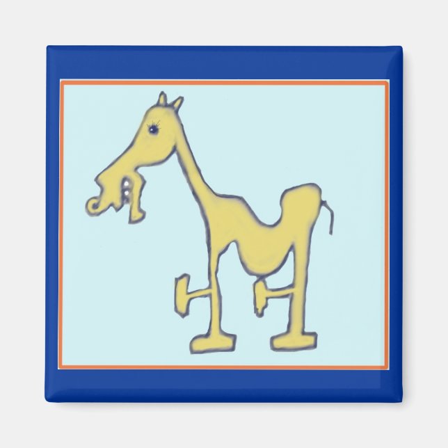 Imán Estúpido Stallion Magnet (Frente)