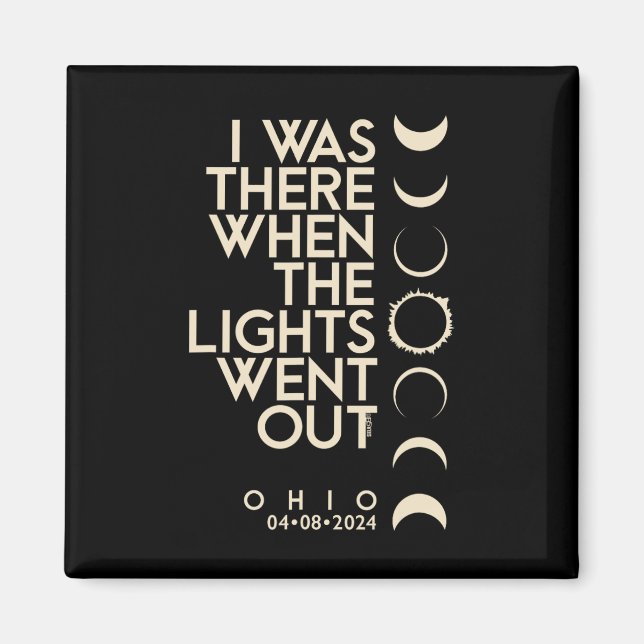 Imán Estuvo En Ohio Eclipse Solar Total 2024 (Frente)