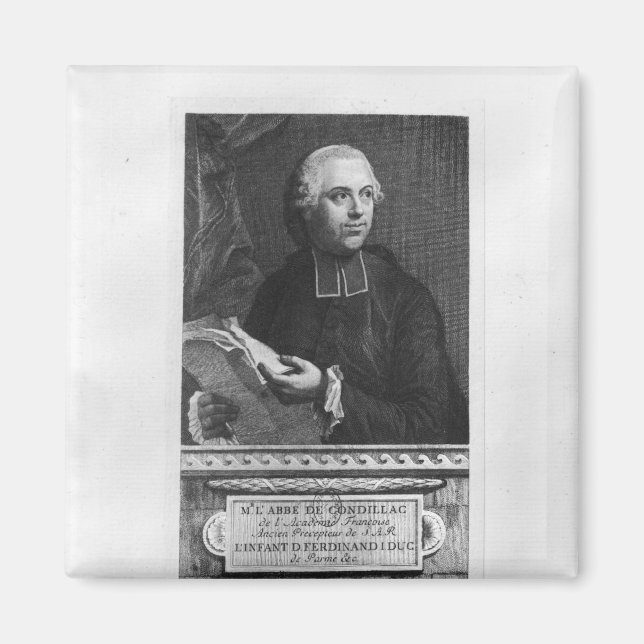 Imán Etienne Bonnot de Condillac (Frente)