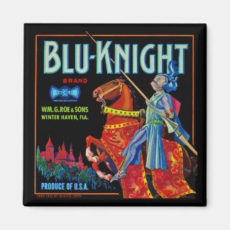 Imán Etiqueta de fruta Blu Knight
