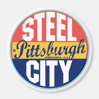 Imán Etiqueta de la época de Pittsburgh