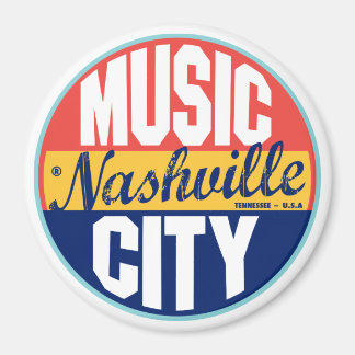 Imán Etiqueta de vintage de Nashville