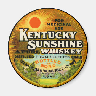 Imán Etiqueta de Whiskey de Vintage Kentucky