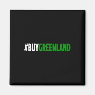 Imán Etiqueta divertida #buygreenland Trump compra Groe