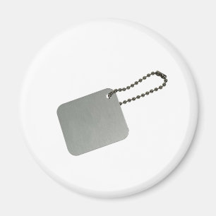 Imán Etiqueta metalizado con la cadena
