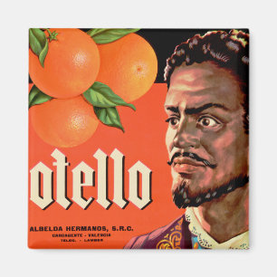 Imán Etiqueta Naranja de Otello