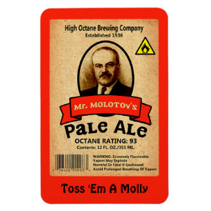 Imán Etiqueta Pale Ale de Molotov
