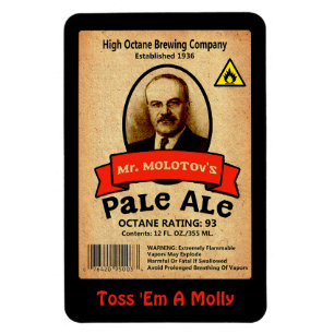 Imán Etiqueta Pale Ale de Molotov