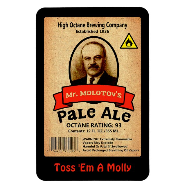Imán Etiqueta Pale Ale de Molotov (Vertical)