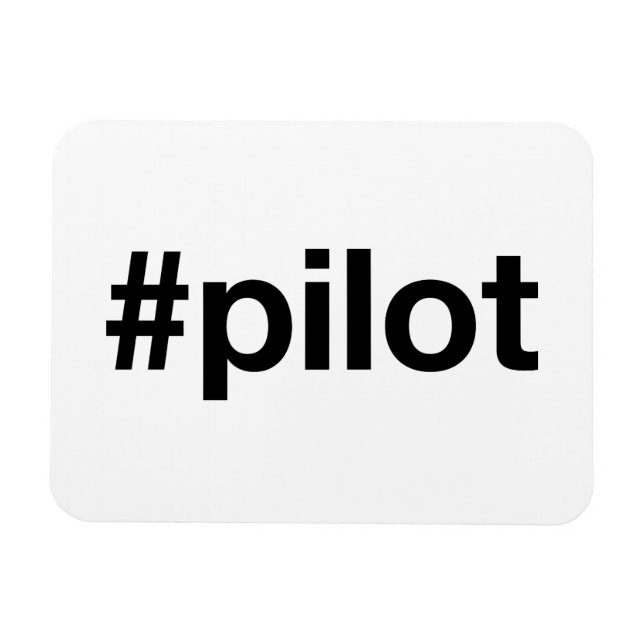 Imán Etiqueta PILOT (Horizontal)