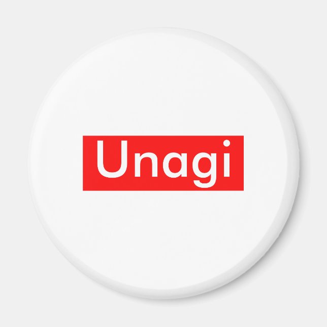 Imán Etiqueta Unagi (Frente)