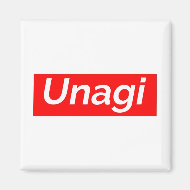Imán Etiqueta Unagi (Frente)