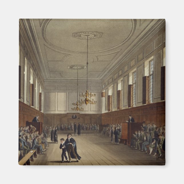 Imán Eton School Room, de 'History of Eton College', (Frente)