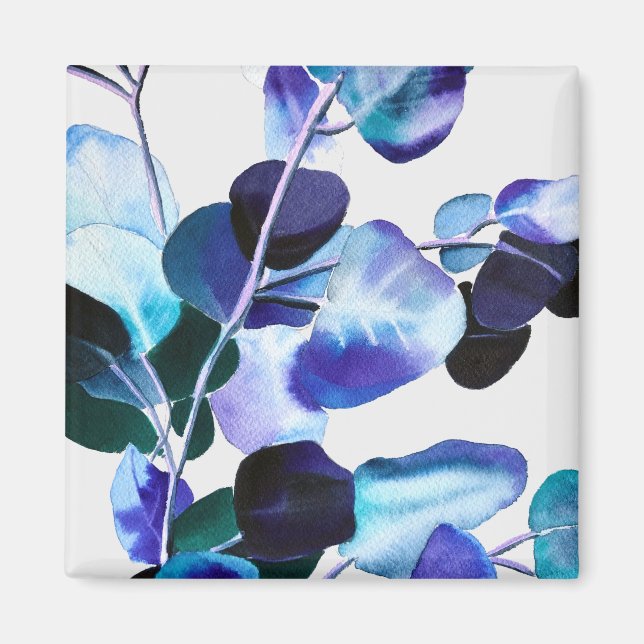 Imán Eucalyptus Gum Leaves acuáticas (Frente)