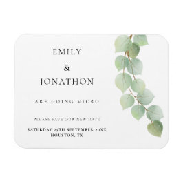 Imán Eucalyptus Micro Smaller Wedding Save The Date