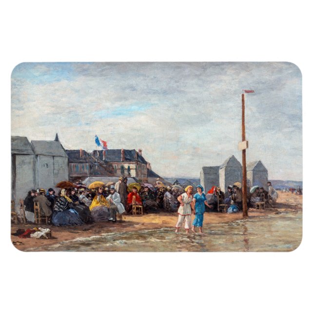 Imán Eugene Boudin - Bañándose en Trouville (Horizontal)