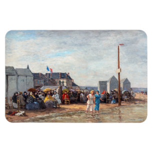 Imán Eugene Boudin - Hora del baño en Trouville