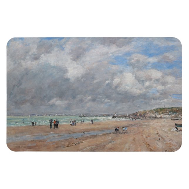 Imán Eugene Boudin - La playa de Deauville (Horizontal)
