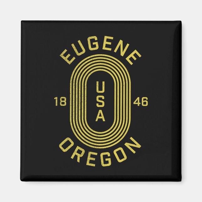 Imán Eugene Oregón EE. UU.  (Frente)