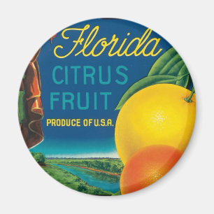 Imán Eureka Florida Citrus Fruit