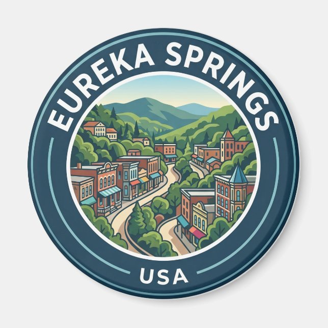 Imán Eureka Springs EE. UU. (Frente)