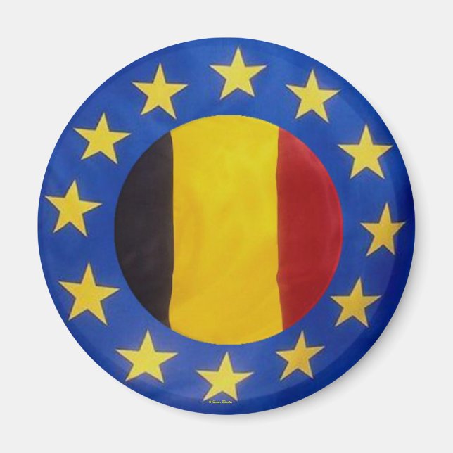 Imán Euro 2008 -Bélgica- Magnet (Frente)