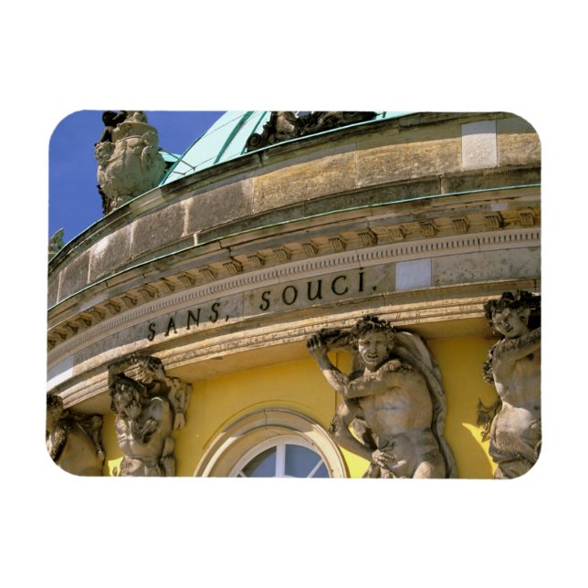 Imán Europa, Alemania, Potsdam. Parque Sanssouci, (Horizontal)