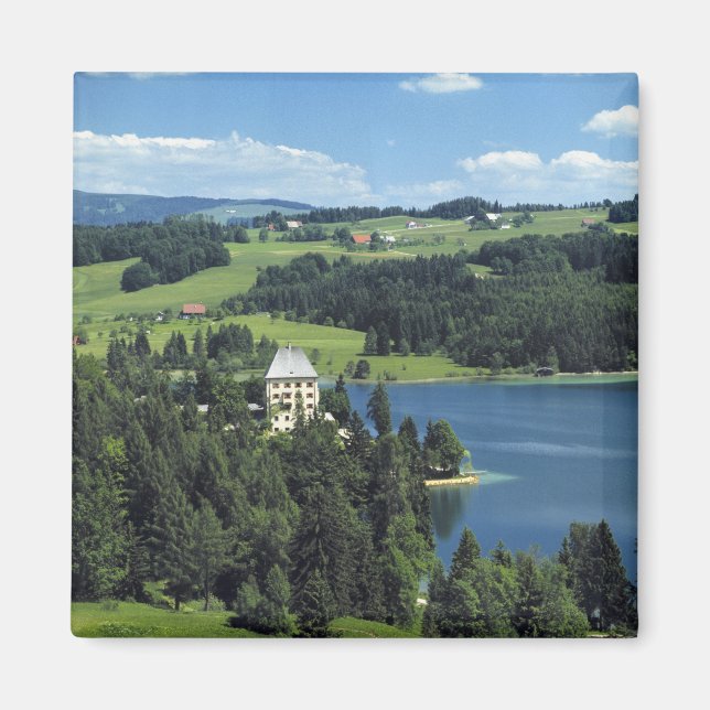 Imán Europa, Austria, Fuschl. Castillo de Fuschl (Frente)