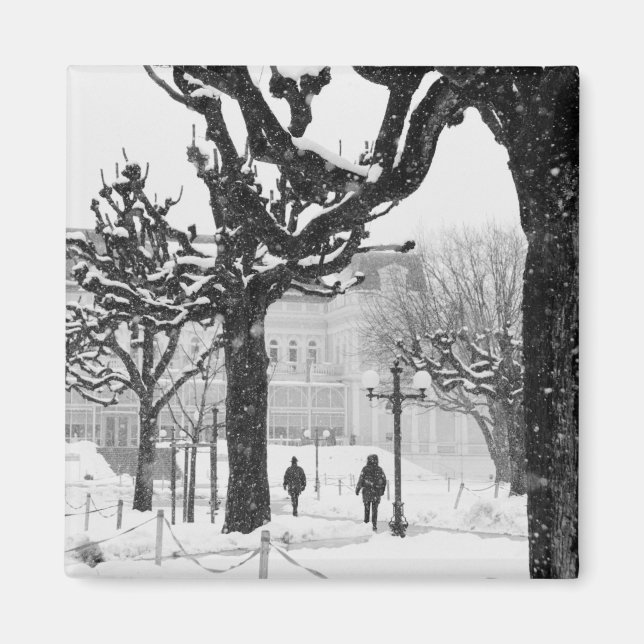 Imán Europa, Austria, Salzburgo. Invierno, (Frente)