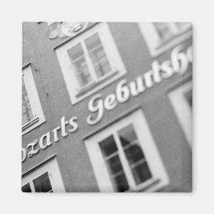 Imán Europa, Austria, Salzburgo. Lugar de nacimiento de