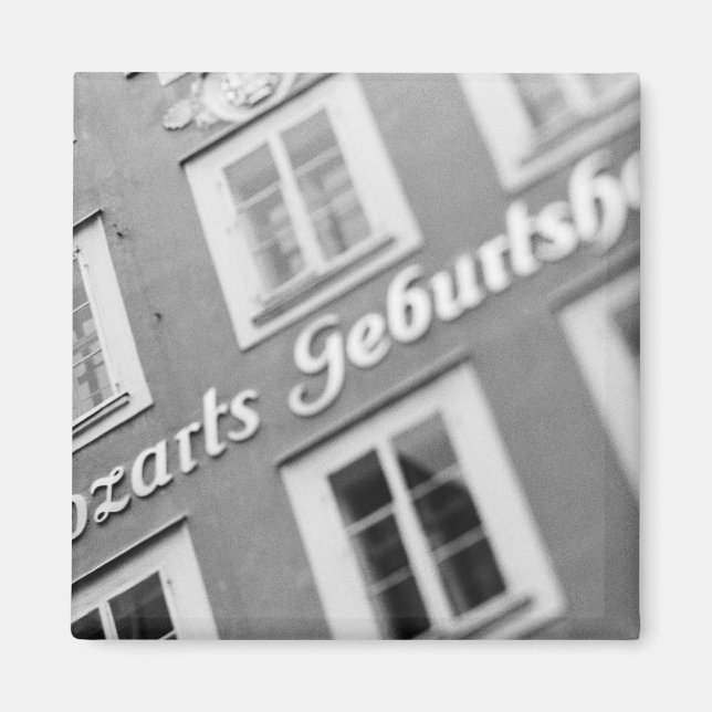 Imán Europa, Austria, Salzburgo. Lugar de nacimiento de (Frente)