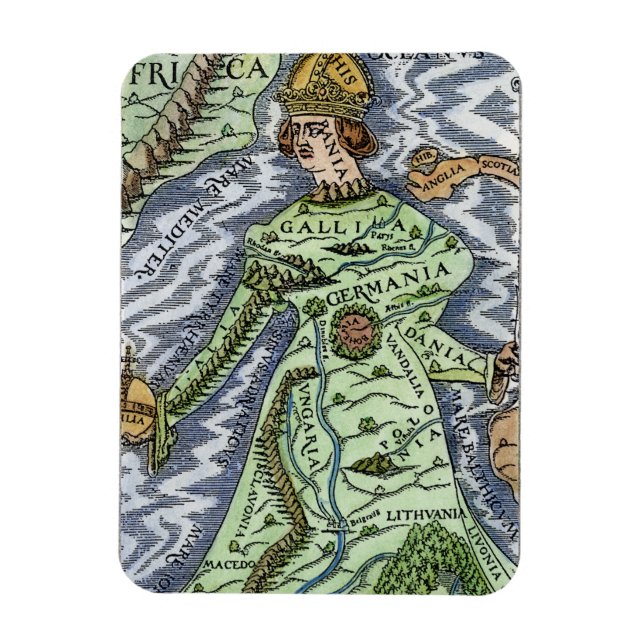 IMÁN EUROPA COMO REINA, 1588 (Vertical)