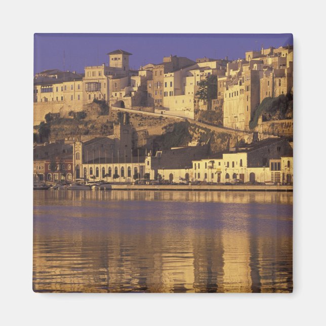 Imán Europa, España, Baleares, Menorca, Mao. Amanecer (Frente)