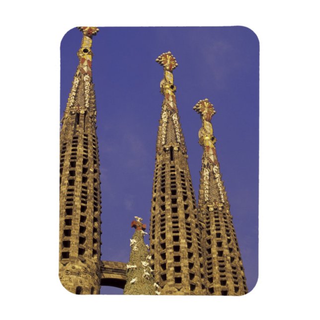 Imán Europa, España, Barcelona Sagrada Familia (Vertical)