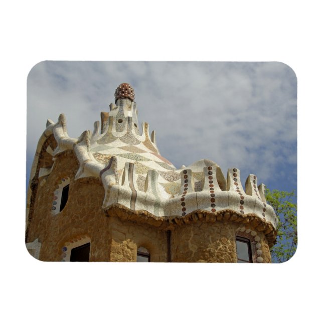 Imán Europa, España, Catalunya, Barcelona. Parque Güell (Horizontal)