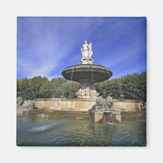 Imán Europa, Francia, Aix-en-Provence. Fontaine de (Frente)