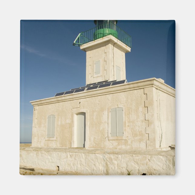 Imán Europa, Francia, Córcega, Isla Roja.  Faro (Frente)