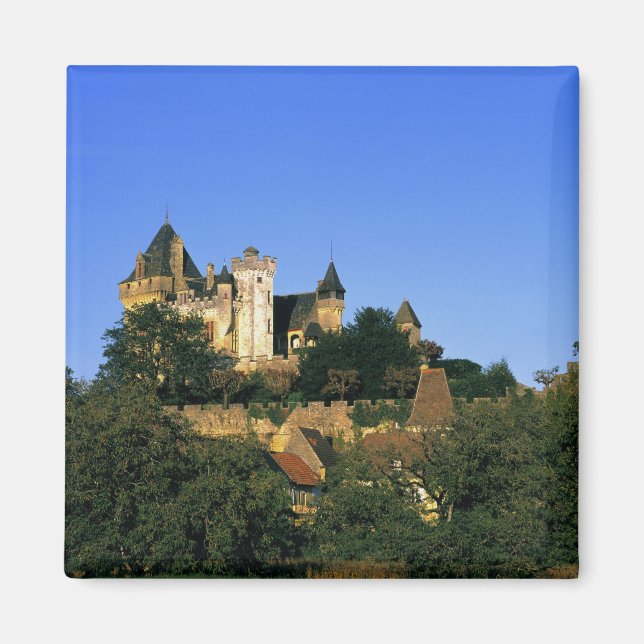 Imán Europa, Francia, Montforte. El castillo medieval (Frente)